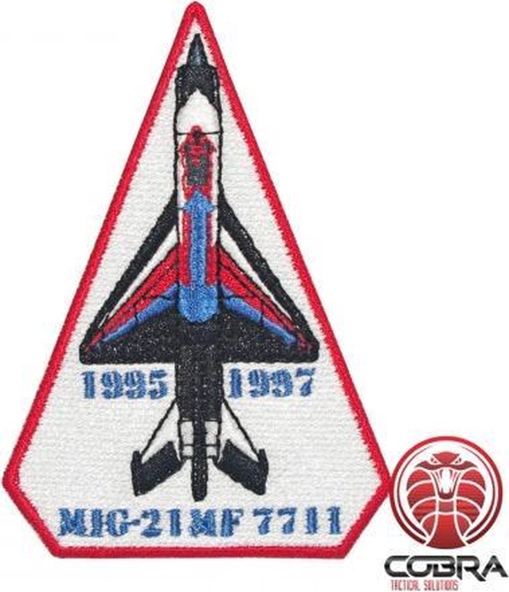 Mig21 Mf 7711 1995_1997 geborduurde patch | Opnaai  | Military Airsoft